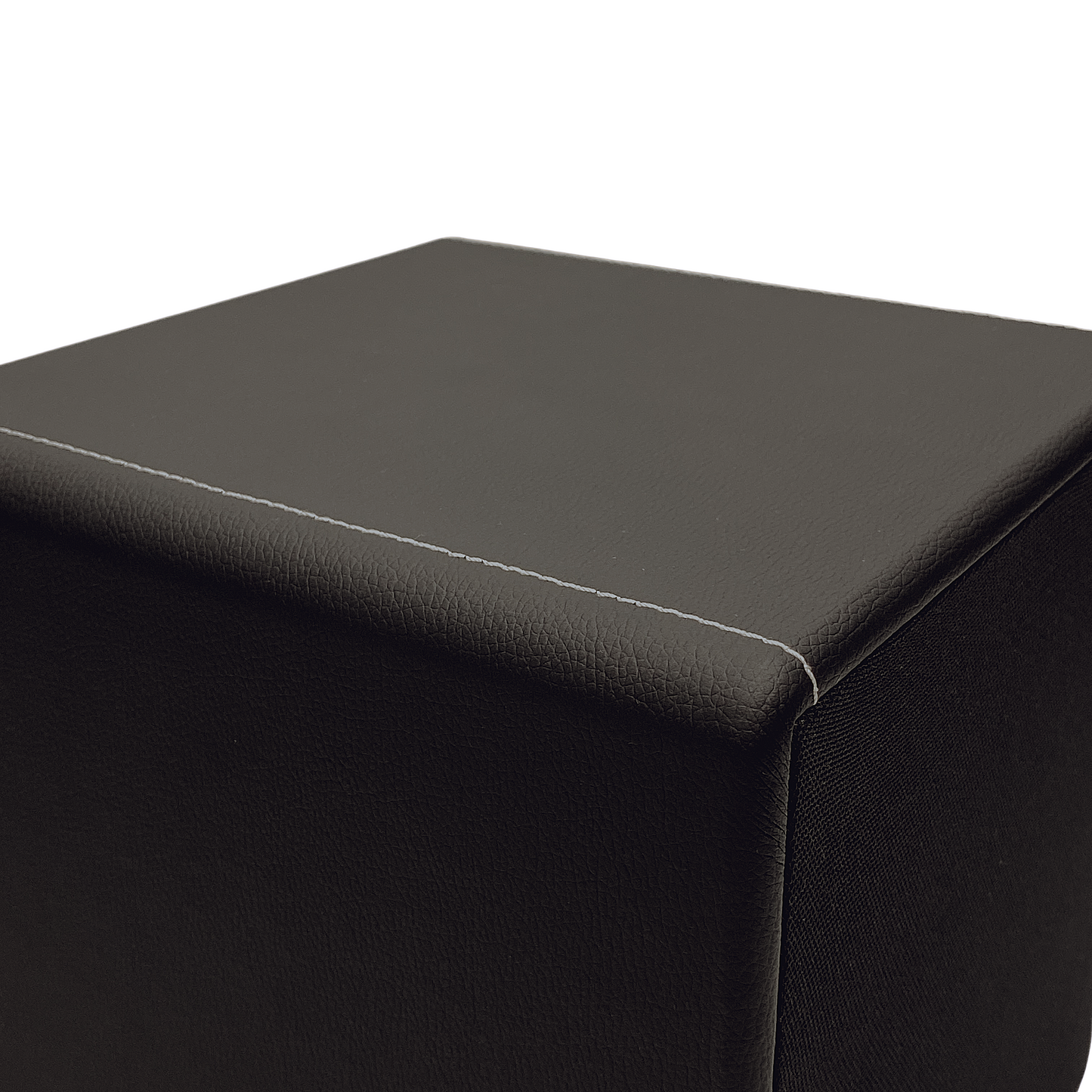 Close-up of the finish and top panel texture of the Blue Aura X-Sub subwoofer.